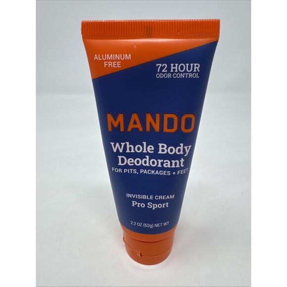 Mando 72Hr Whole Body Deodorant Invisible Cream‎ Pro Sport Scent 2.2 Oz Hygiene - Picture 1 of 3